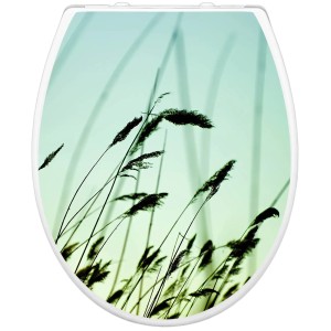 Banjado Familien WC-Sitz mit Gräser Motiv und Absenkautomatik.