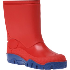 Scheibler Kinder-Regenstiefel in Rot-Blau, Größe 26-27, wasserdicht und rutschfest.