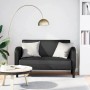 vidaXL Zweisitzer-Sofa Schwarz 110 cm Kunstleder 4100536_2