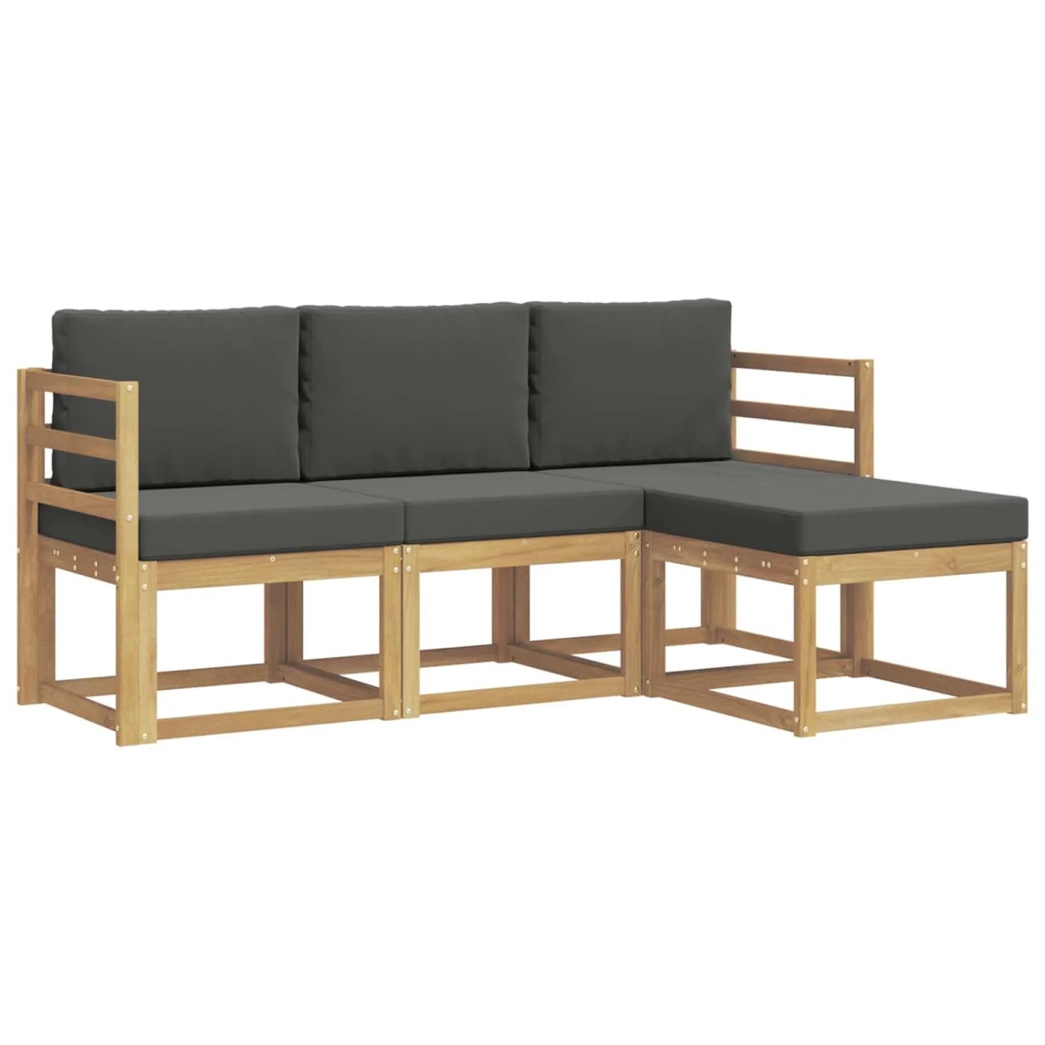 vidaXL Outdoor-Sofagarnitur 4-Tlg 3387441
