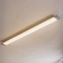 Moderne Arcchio LED Deckenleuchte Vinca in Alu, 120cm lang, für Arbeitszimmer und Büro.