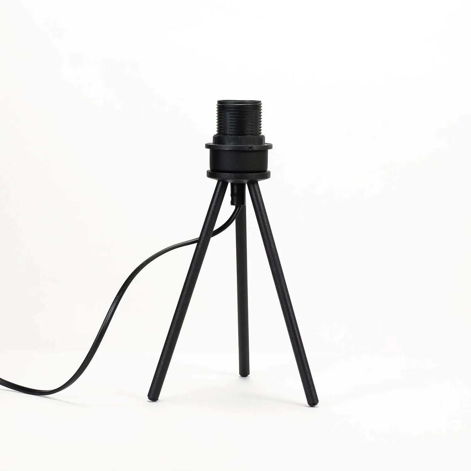 EASYLIGHT Tischlampe Schwarz Dreibein 35 cm Hoch Modern E27_4