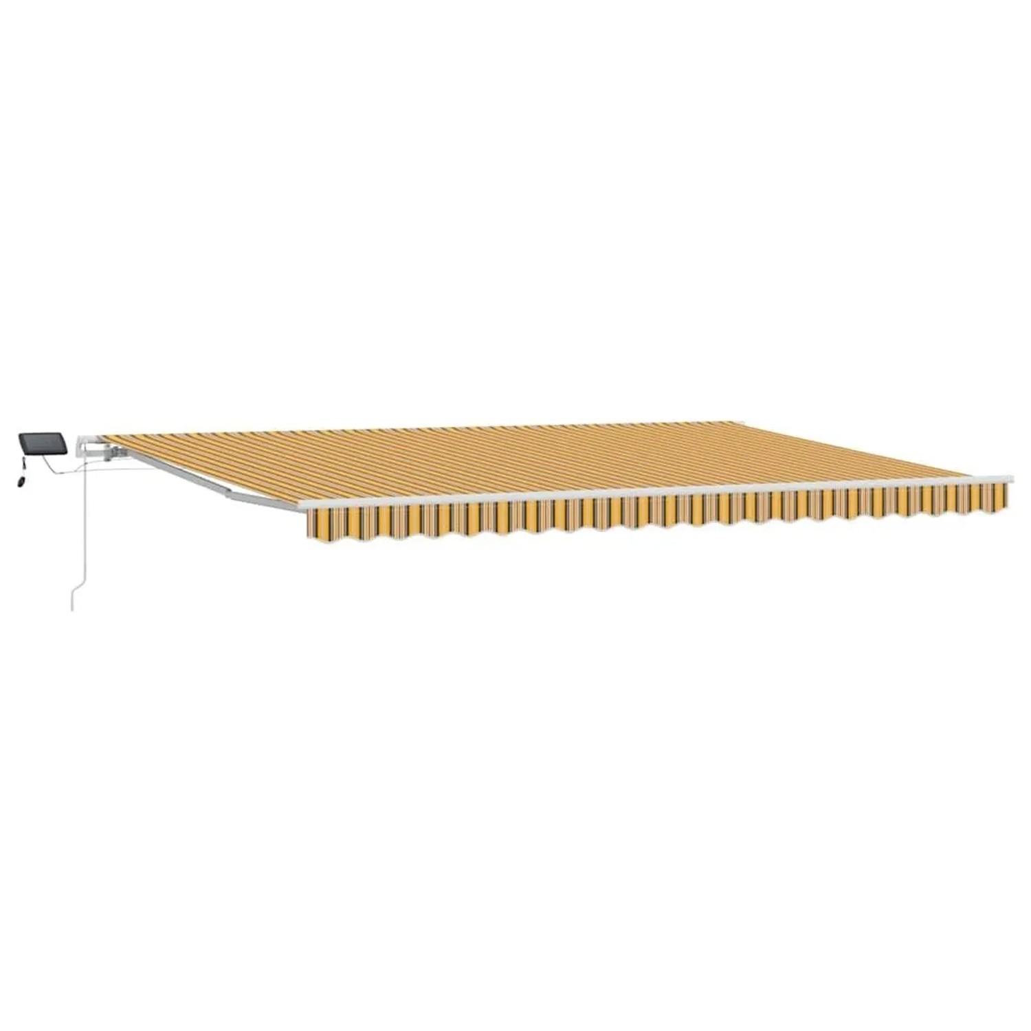 vidaXL Einziehbare Markise Mehrfarbig 500 x 300 cm Stoff und Stahl 3331298 günstig online kaufen