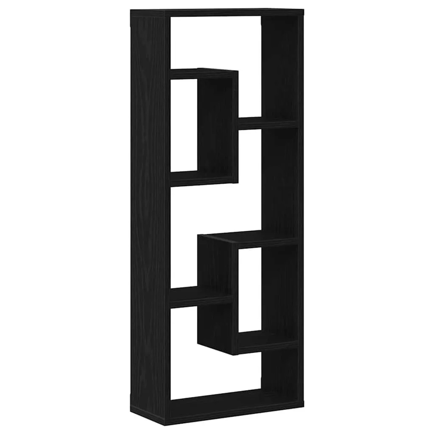 vidaXL Wandregal Schwarze Eiche 36 x 16 x 90 cm Holzwerkstoff 862050