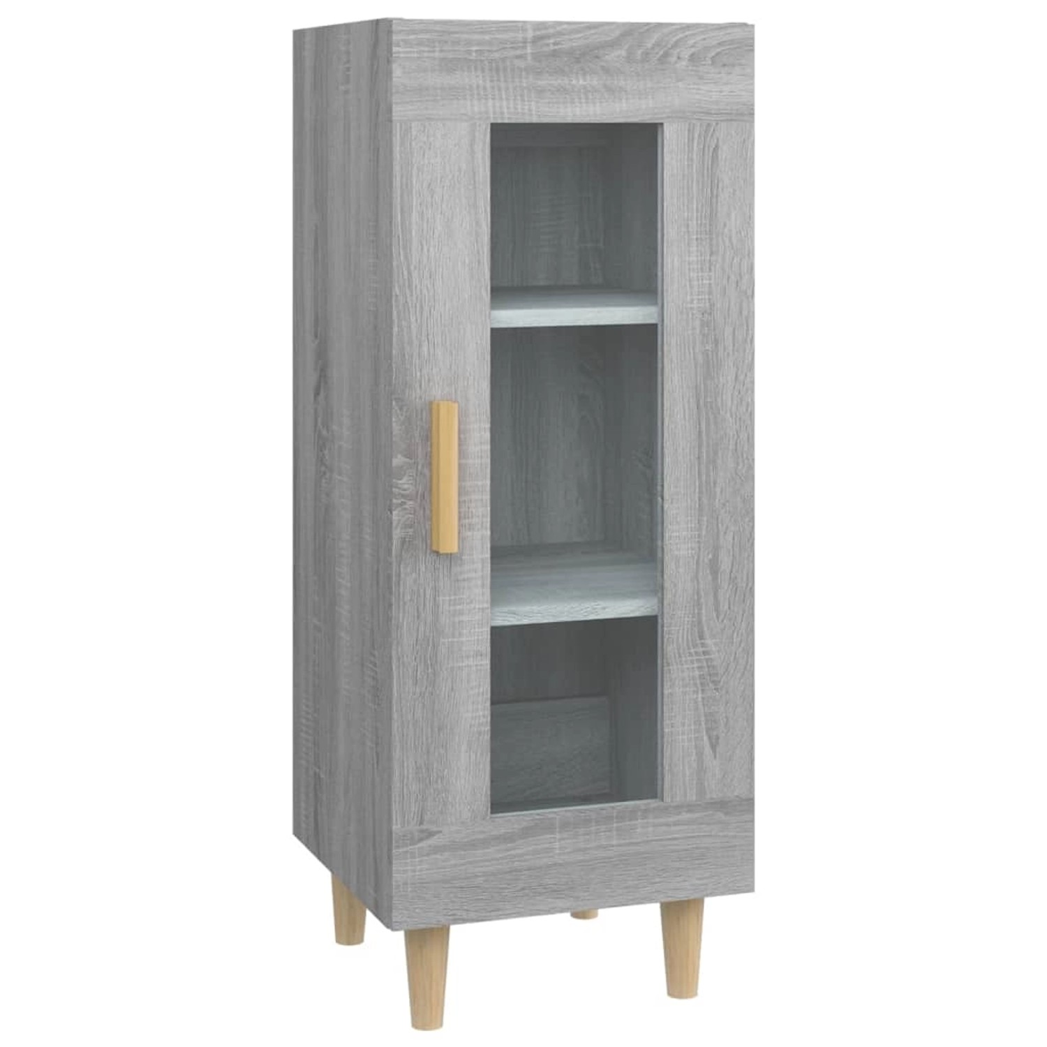 vidaXL Sideboard Grau Sonoma 34,5x34x90 cm Holzwerkstoff 817427 günstig online kaufen