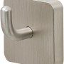 Tiger Haken Onu, Edelstahl gebürstet, quadratische Form. Handtuchhalter für Bad und WC.