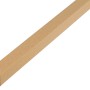 Gleichschenkliges Winkelprofil aus Kunststoff in Buche, 20x20x1000 mm, ideal für Befestigungen.