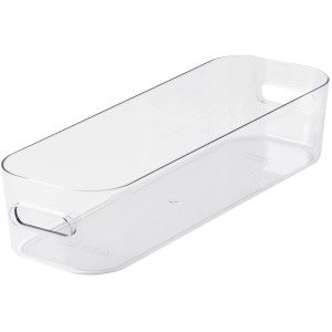 Transparente SmartStore Aufbewahrungsbox Compact Clear Slim für Bad, Küche und Büro.