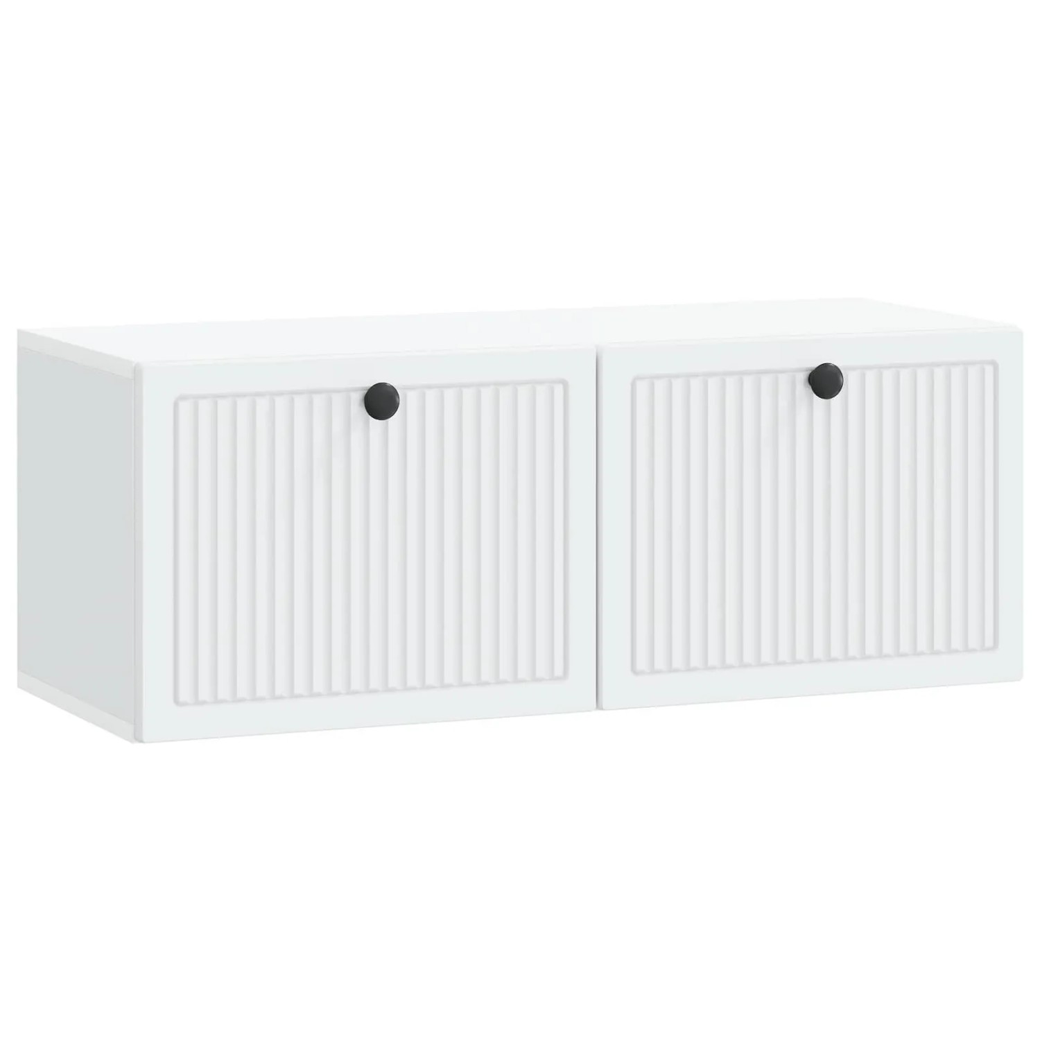 vidaXL Wandmontierter TV-Schrank Weiß 78,5 x 31 x 30 cm Holzwerkstoff 898035