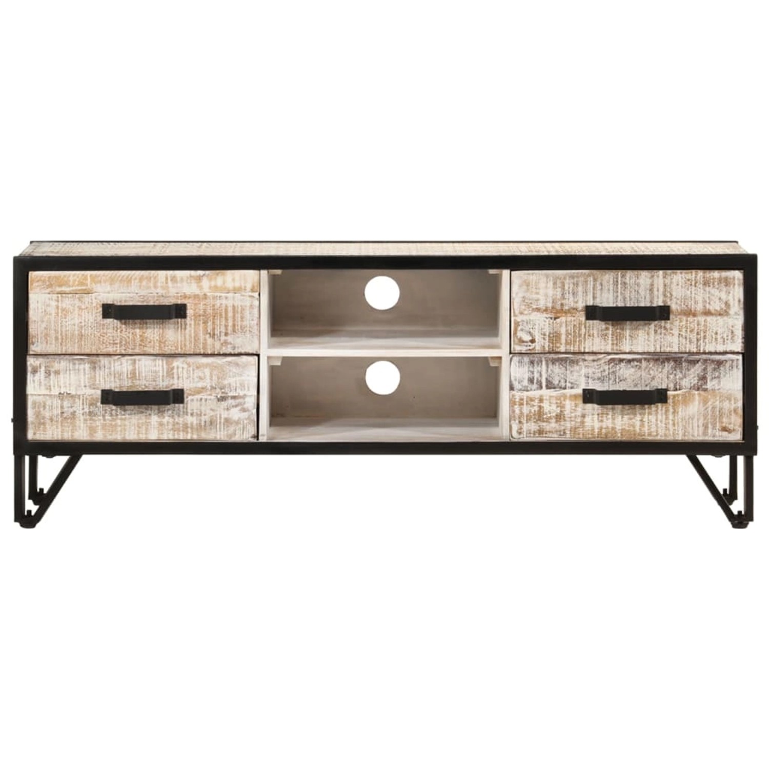 VidaXL TV-Schrank 110x30x41 cm Massivholz Akazie