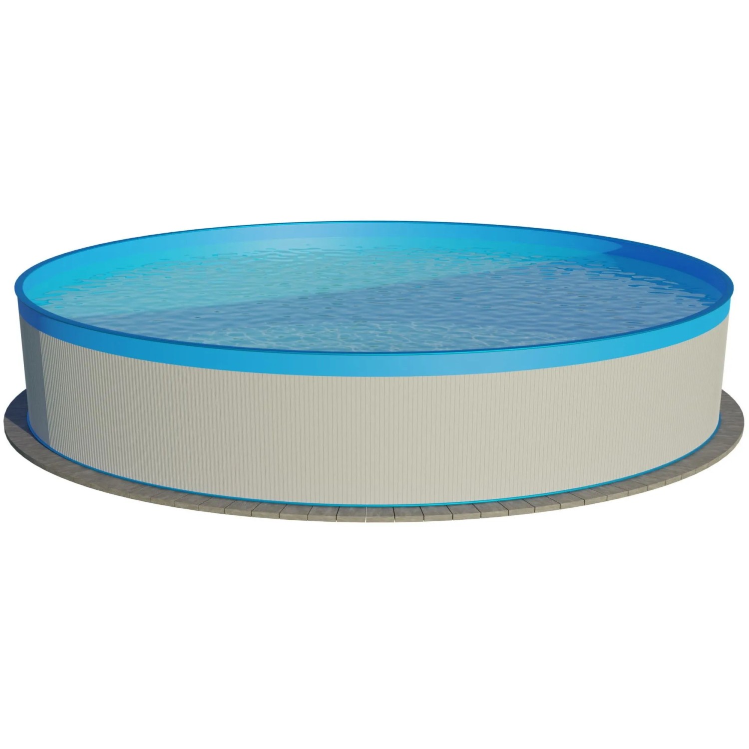 Planet Pool Stahlwandpool Rund 360x84 cm Stahl 0,3 mm Weiß Folie 0,2 mm Blau Overlap Planet Pool Stahlwandpool Rund 360x84 cm Stahl 0,3 mm Weiß Folie 0,2 mm Blau Overlap