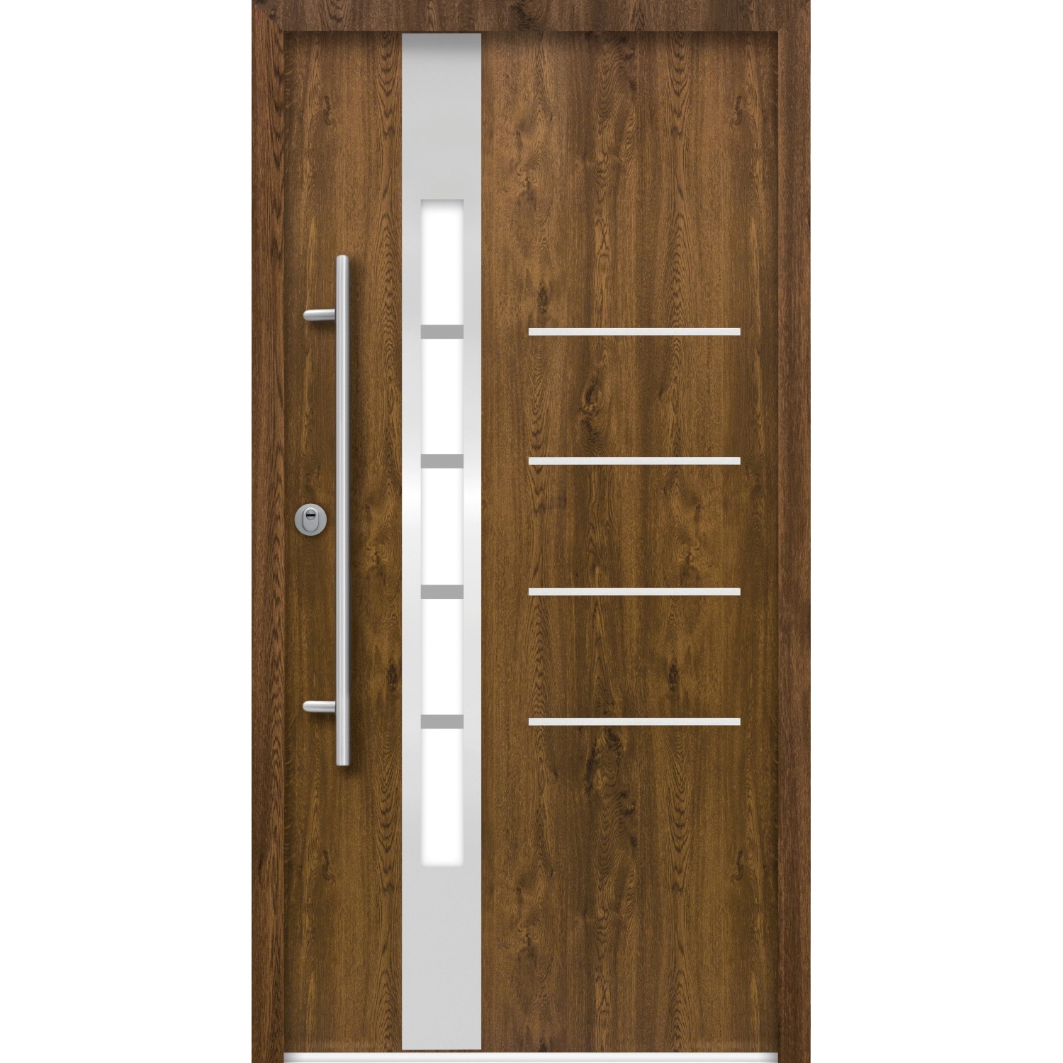 Splendoor Thermospace Haustür Berlin Prime Nussbaum 210x100 cm L günstig online kaufen