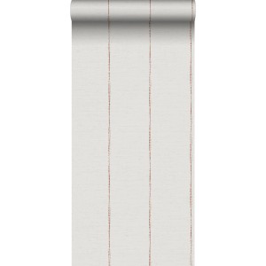 Sanders & Sanders Tapete Gemalte Streifen Terrakotta Und Weiß 53 Cm X 1005 M 640764