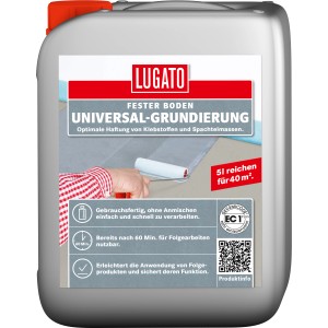 5L Universal-Grundierung von Lugato, gebrauchsfertig für optimale Haftung auf festem Boden.
