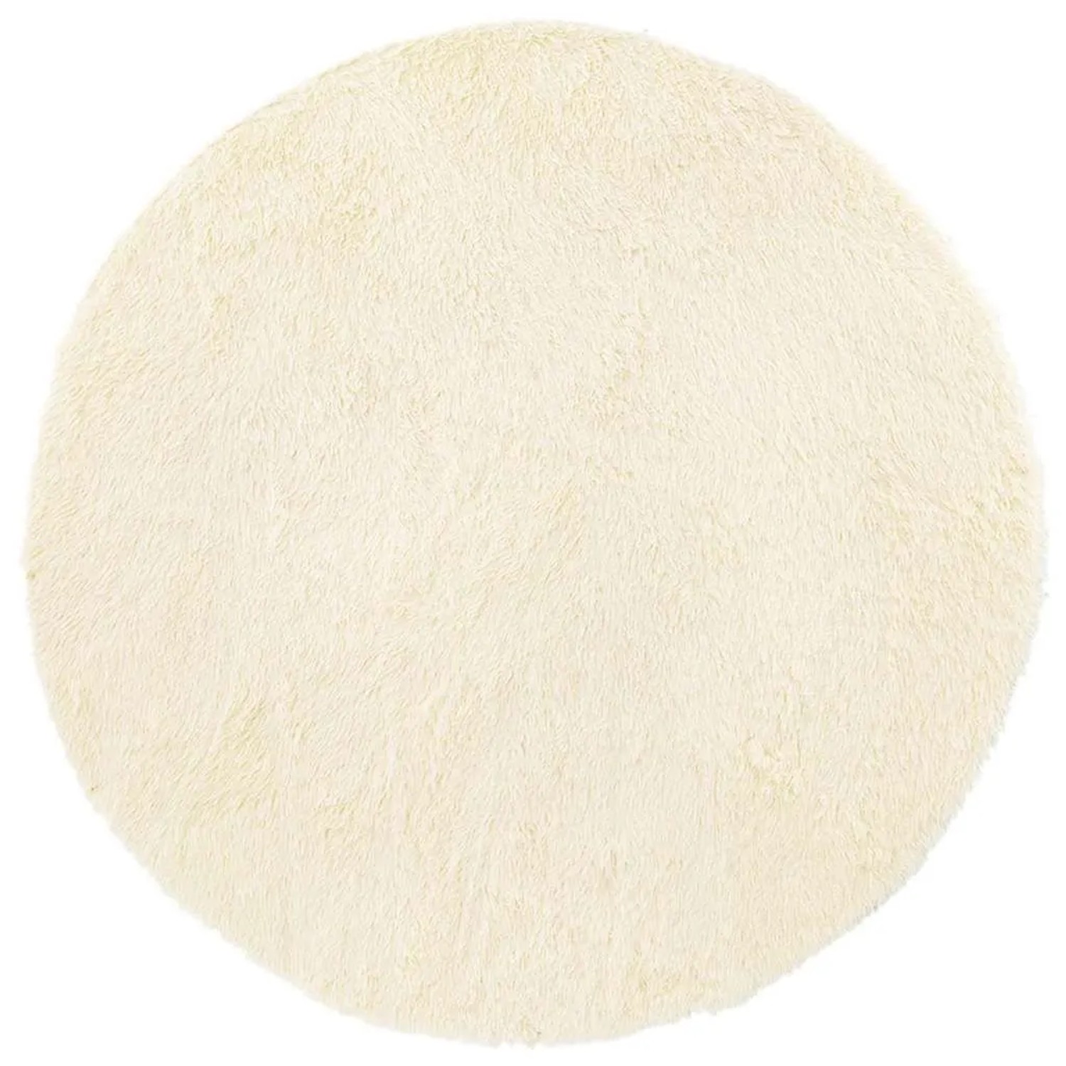 vidaXL Teppich Shaggy Hochflor NAVARRA Creme 120x120 cm Polyester 4102903 günstig online kaufen