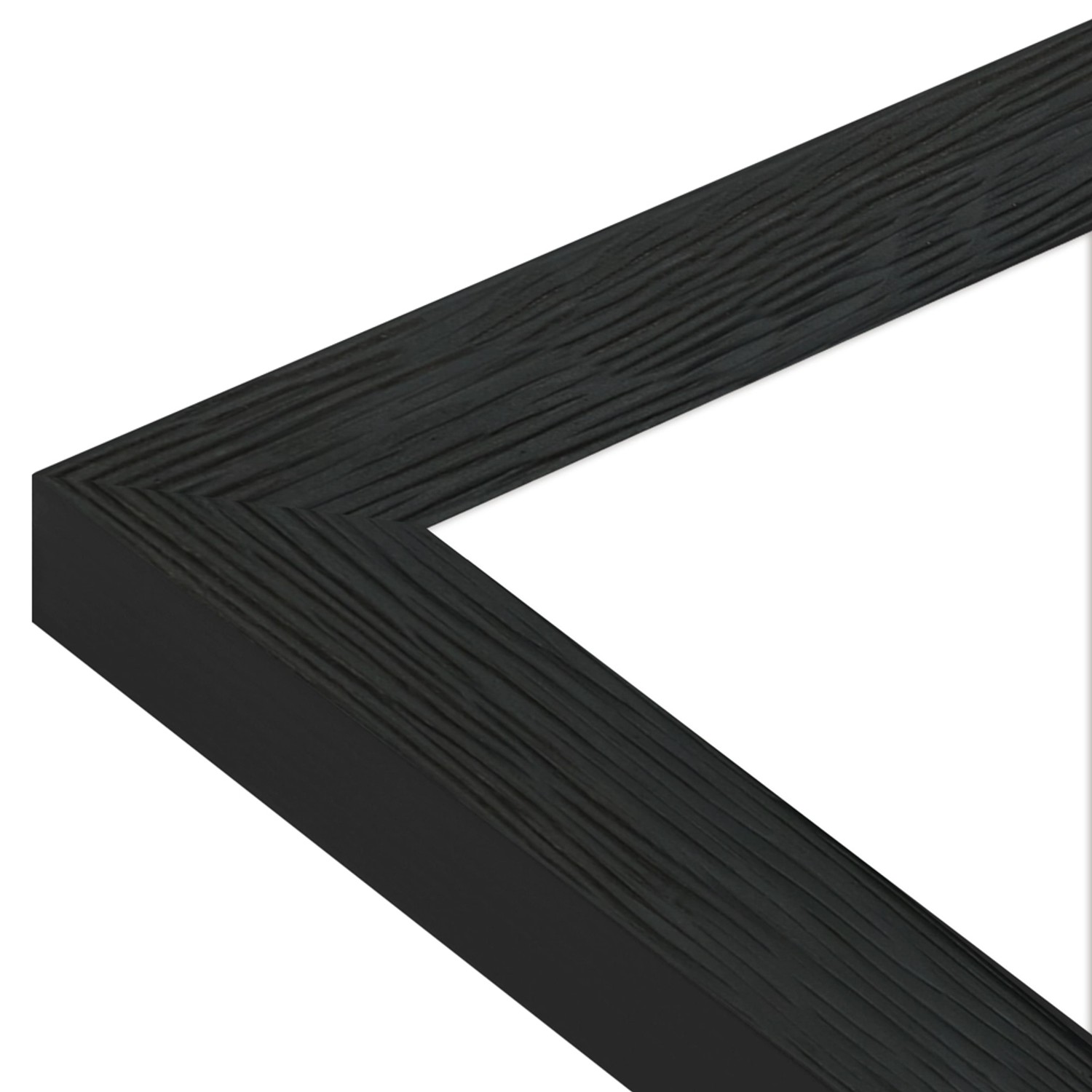 Schwarzer WANDStyle Bilderrahmen aus Holz, 15x20 cm, modern.