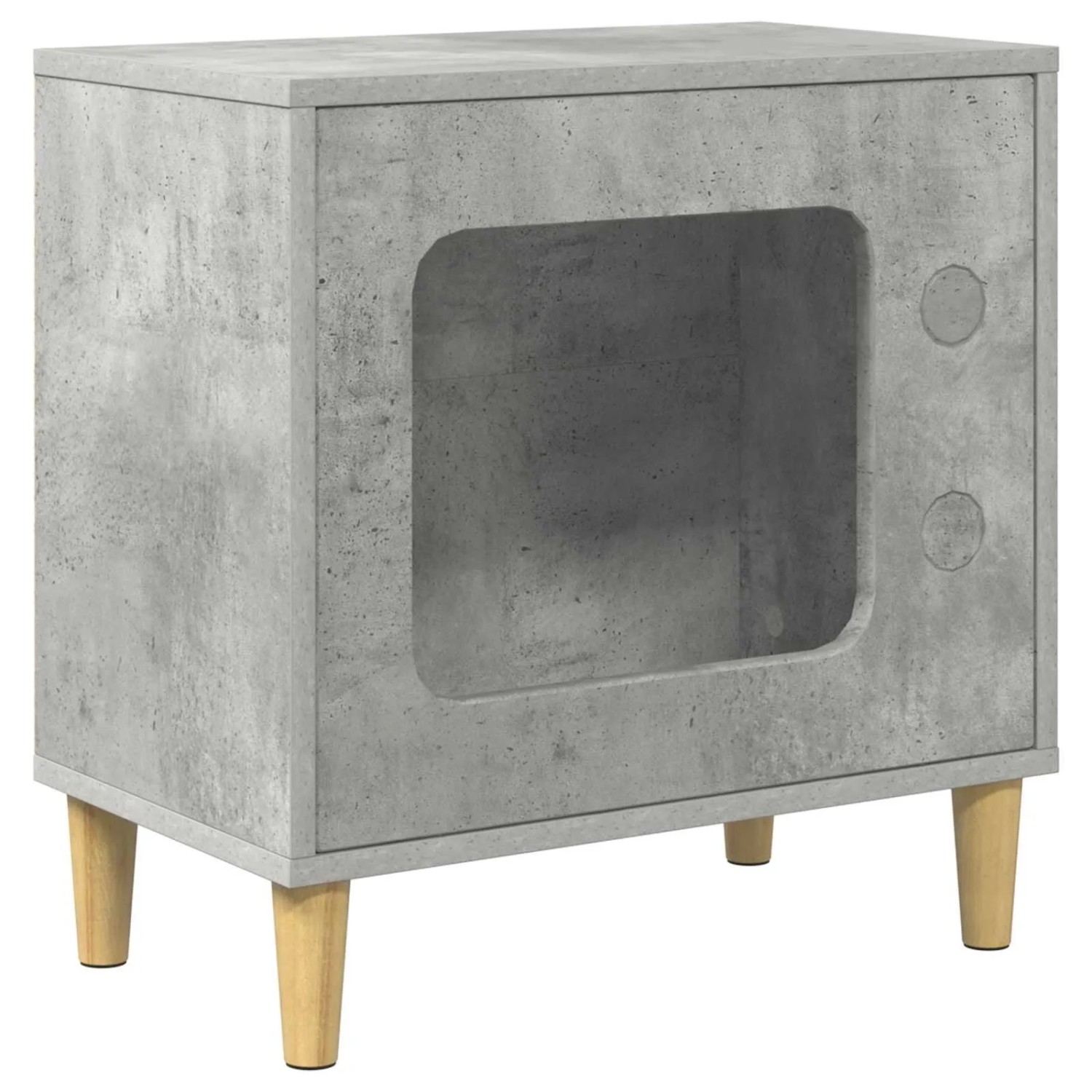 vidaXL Katzenhaus Beton 51 x 30 x 52 cm Holzwerkstoff 8000656
