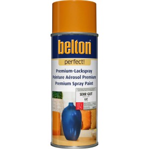 Belton Perfect Premium-Lackspray, Orange seidenmatt, 400ml Dose.