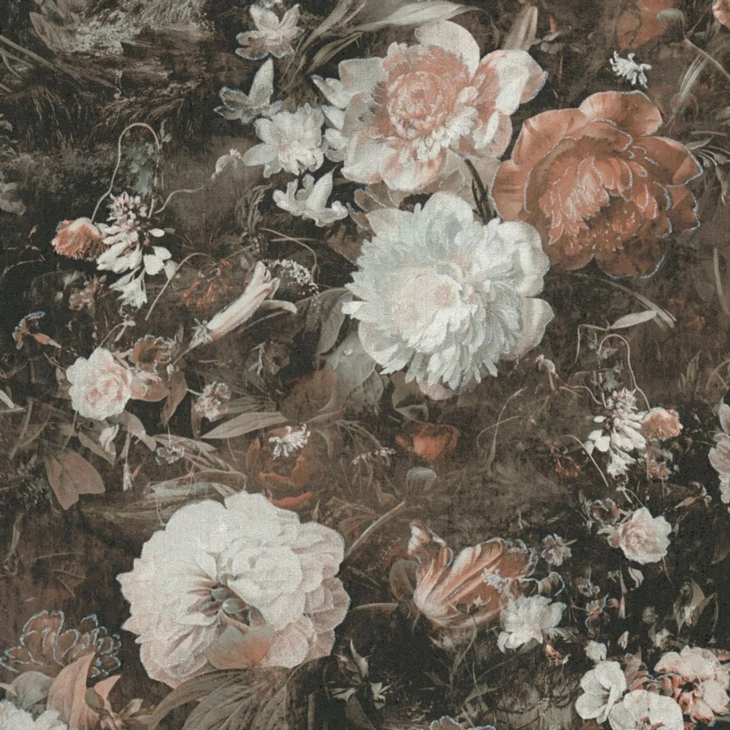 Tadessi Tapete Floral M1-No.4029 Vliestapete in Braun