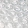 Transparente Luftpolsterfolie (1 m x 5 m) für Polster- und Frostschutz.