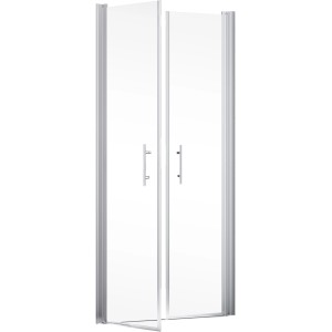 Schulte ExpressPlus Pendeltür AlexaStyle2.0, 90x192cm, Alunatur, für Duschnische.