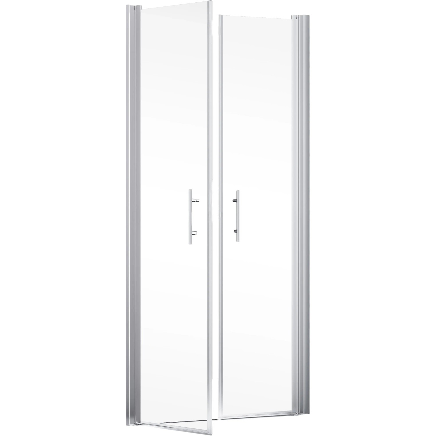 Schulte ExpressPlus Pendeltür AlexaStyle2.0, 90x192cm, Alunatur, für Duschnische.