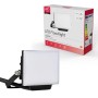 Schwarzer LED Strahler 10W, 900lm, 4000K, IP65 für den Außenbereich.