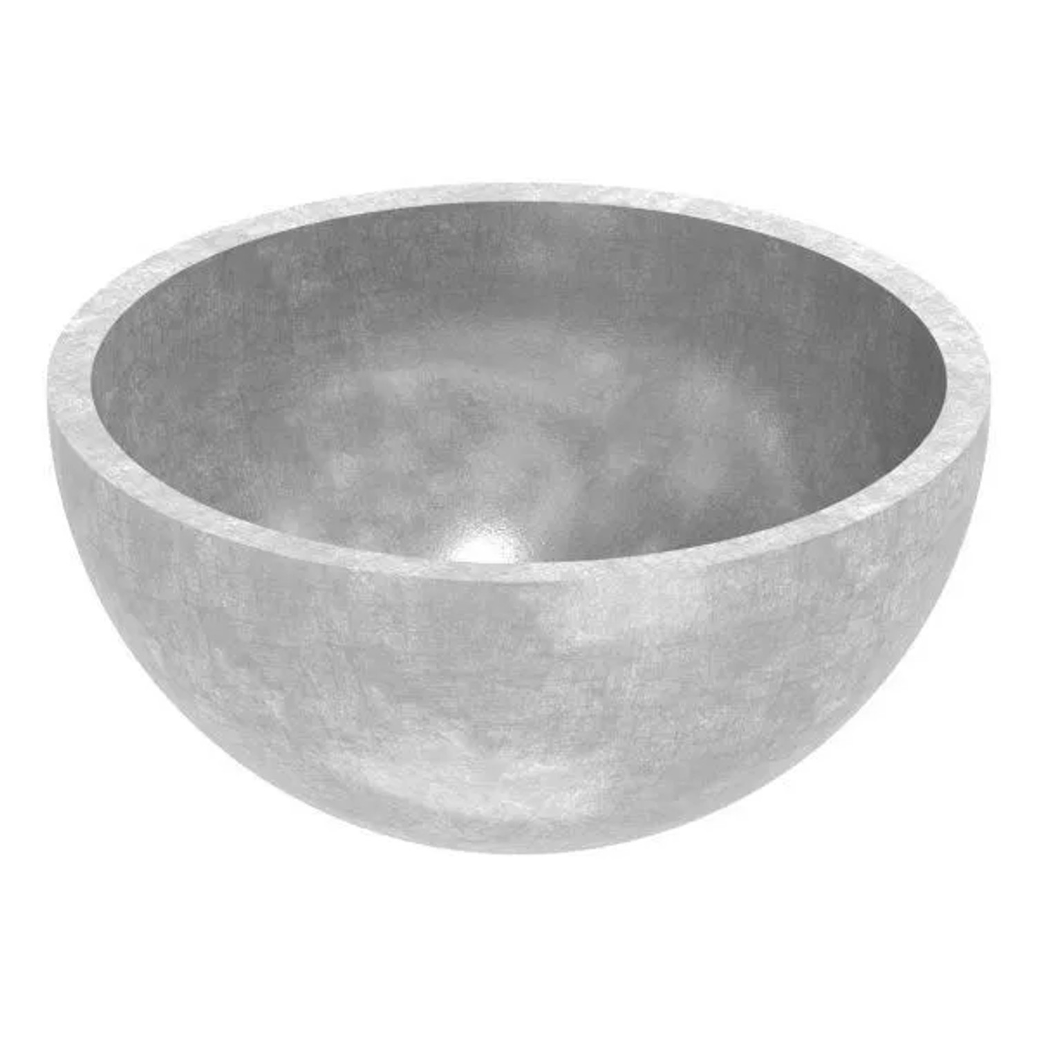 FeNau Halbhohlkugel Ø 42,4x2,0 mm V2A Ungeschliffen