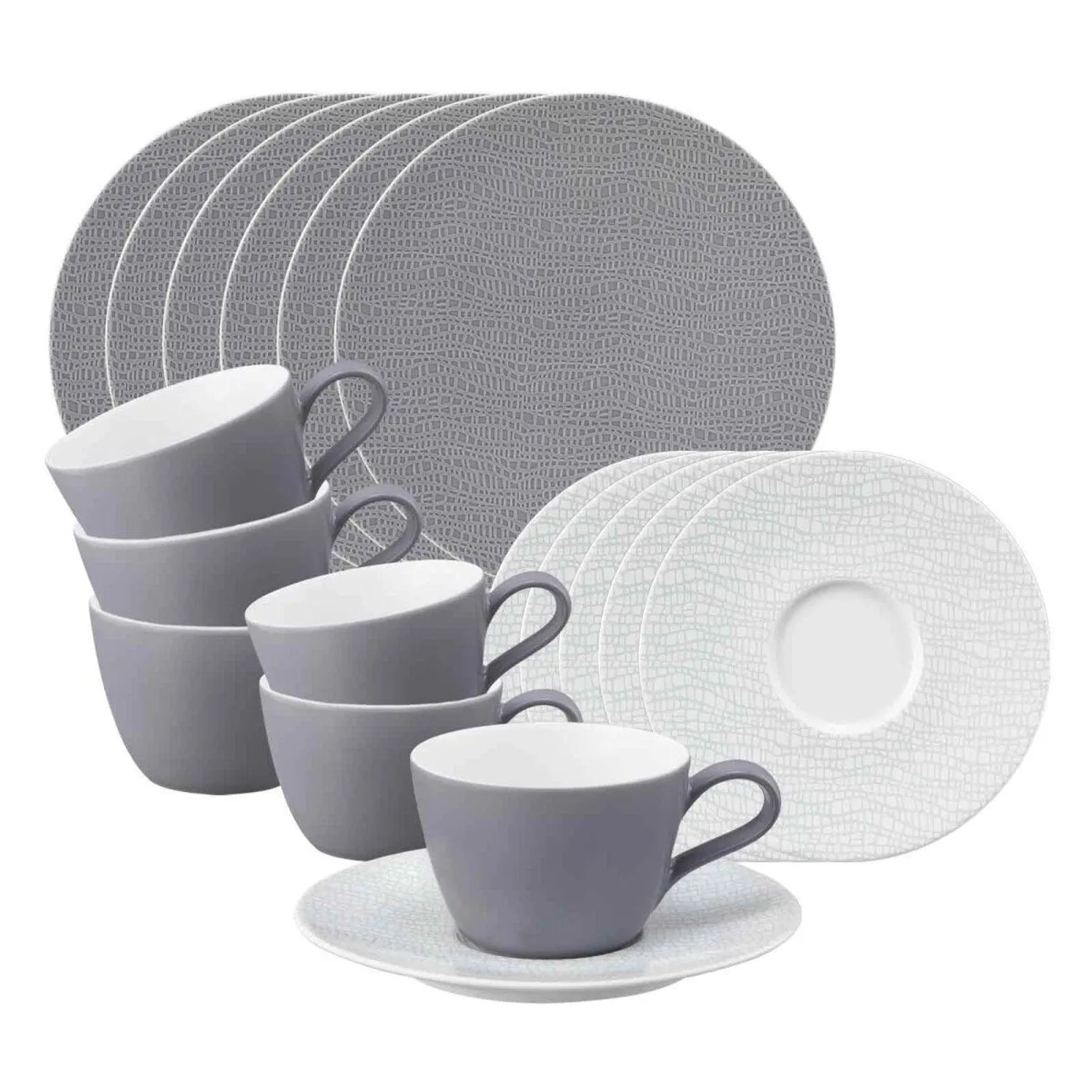 Seltmann Weiden Life Fashion Kaffeeservice 18-teilig Elegant Grey