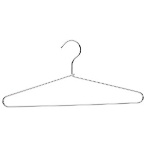 Metallbügel 5er-Pack, ideal für Oberteile und textile Aufbewahrung.