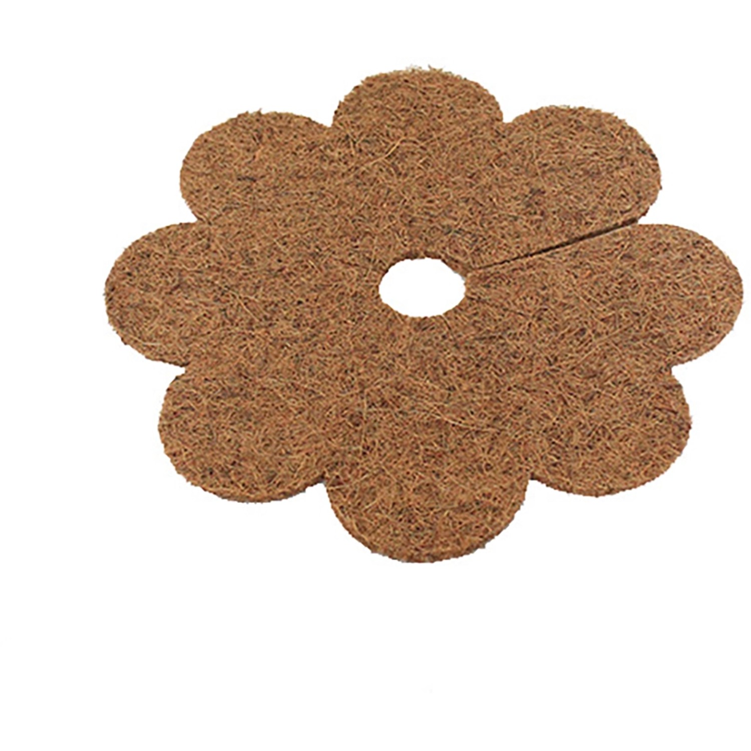 Mulchscheibe Blume (BxT) 42 x 43 cm Natur
