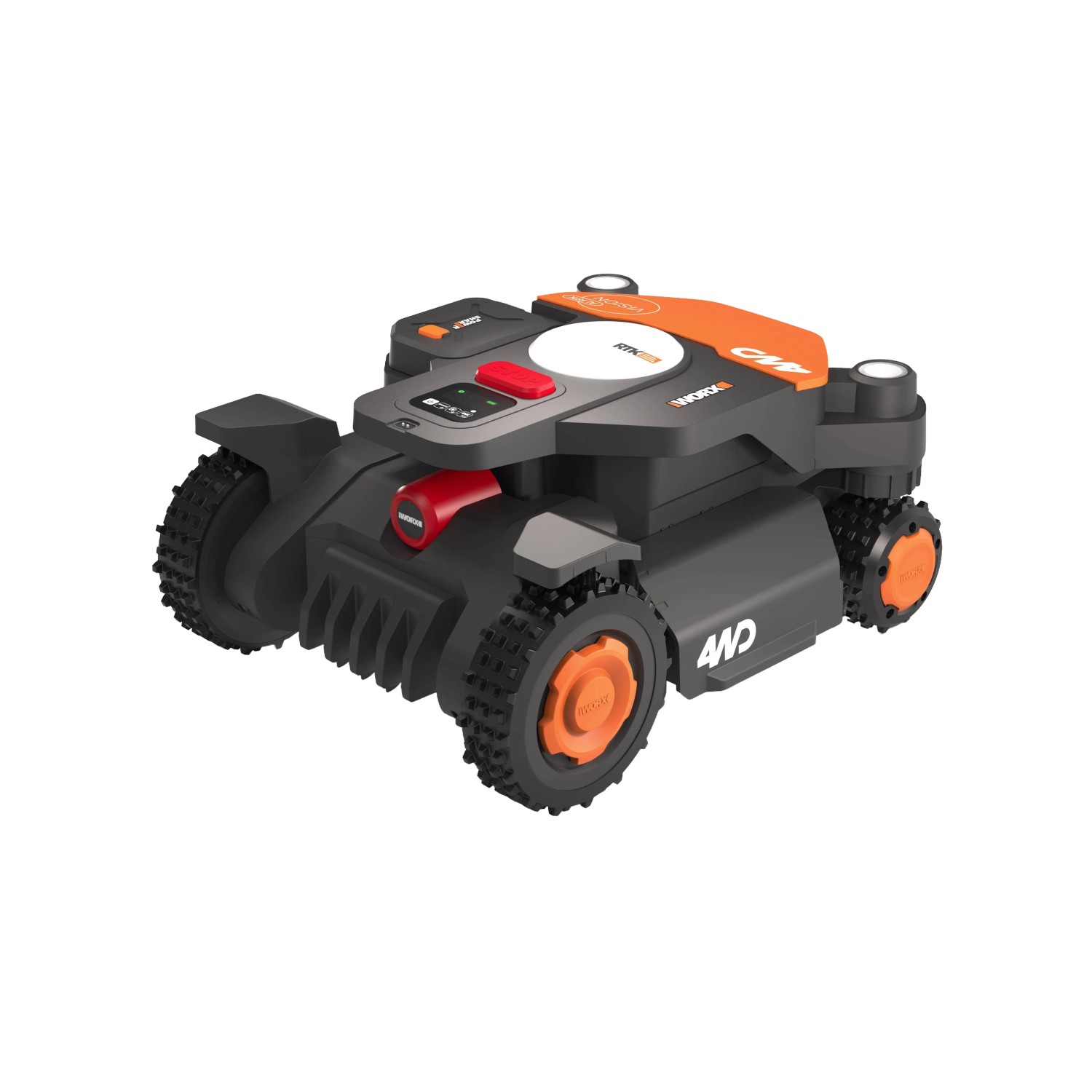 Worx Mähroboter WR340E M600 4WD Landroid Vision Cloud, autonom, ohne Begrenzungskabel.
