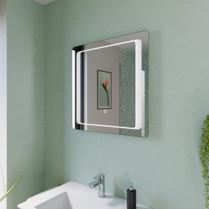 Pelipal Spiegel Trentino, quadratisch, 70x70 cm, mit LED-Beleuchtung.