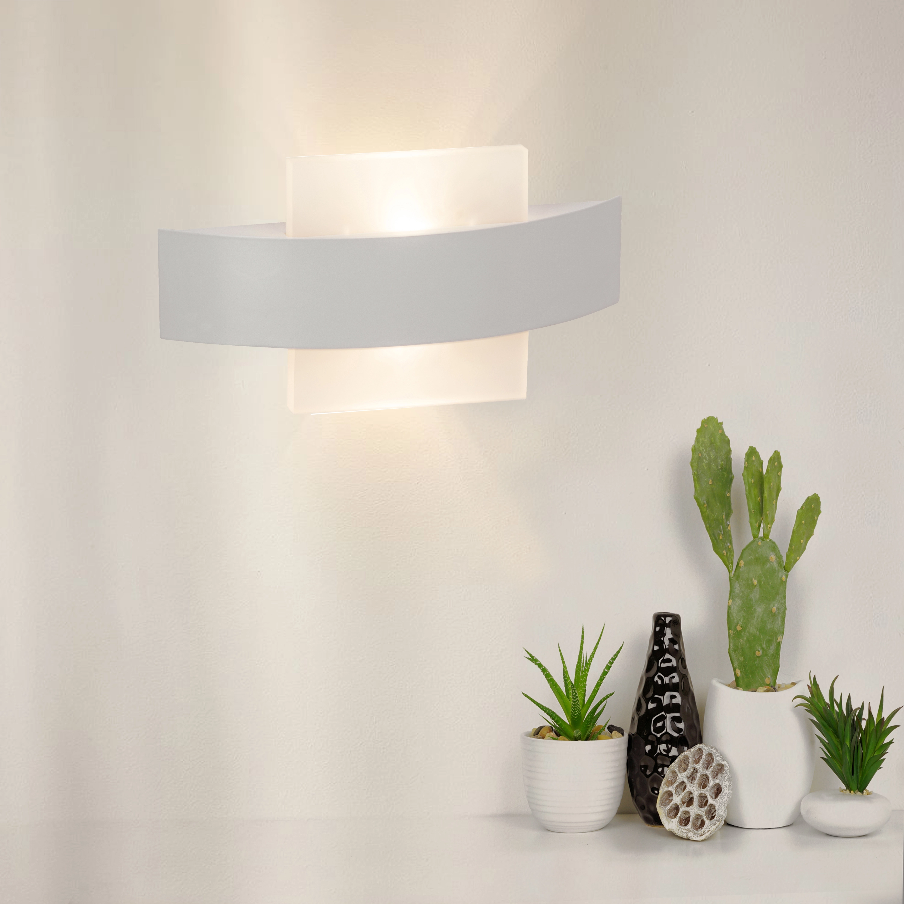 Brilliant LED-Wandleuchte Solution 26 OBI kaufen cm Weiß bei