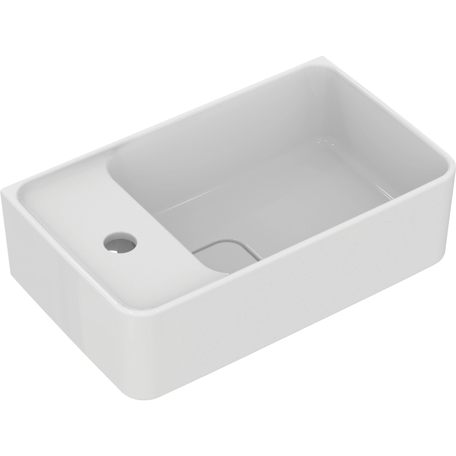 Ideal Standard Handwaschbecken Strada II 45x27 cm Version links Weiß günstig online kaufen