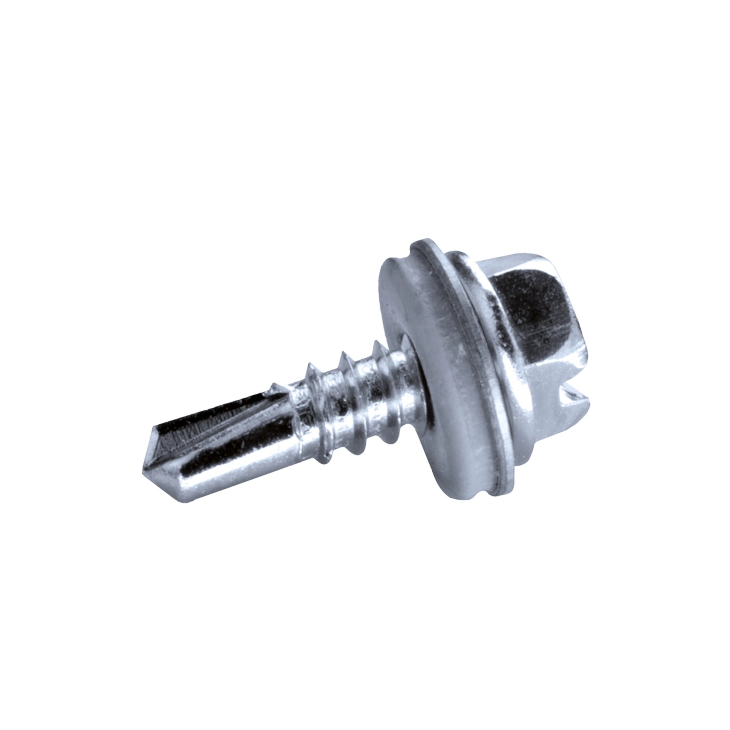 GOEBEL 250 Bohrschrauben EPDM Dichtscheibe 4,8 x 25,0 mm Stahl Verzinkt Sechskant Schrauben