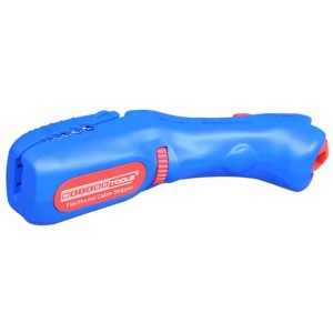 WEICON Flach- und Rundkabelmesser, blaues Kabelmesser für Kabel bis 18 mm Breite/13 mm Durchmesser.