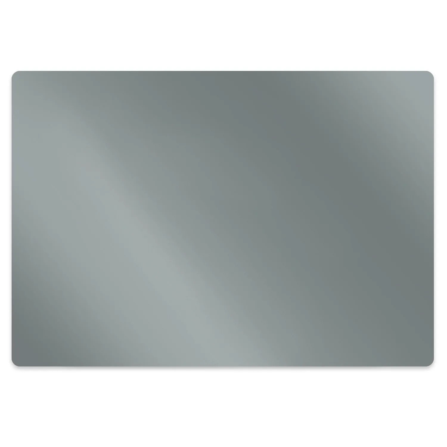 Tulup Bodenschutzmatte Grau Bürostuhlmatte 100x70 cm Grau Stuhlmatte Fußbodenschutzmatte
