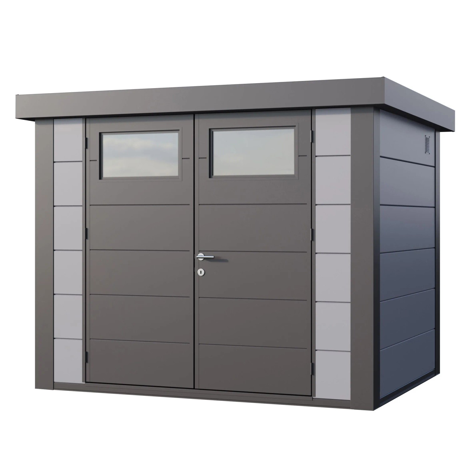 Gerätehaus Classico 2721 Hellgrau 268 cm x 208 cm günstig online kaufen