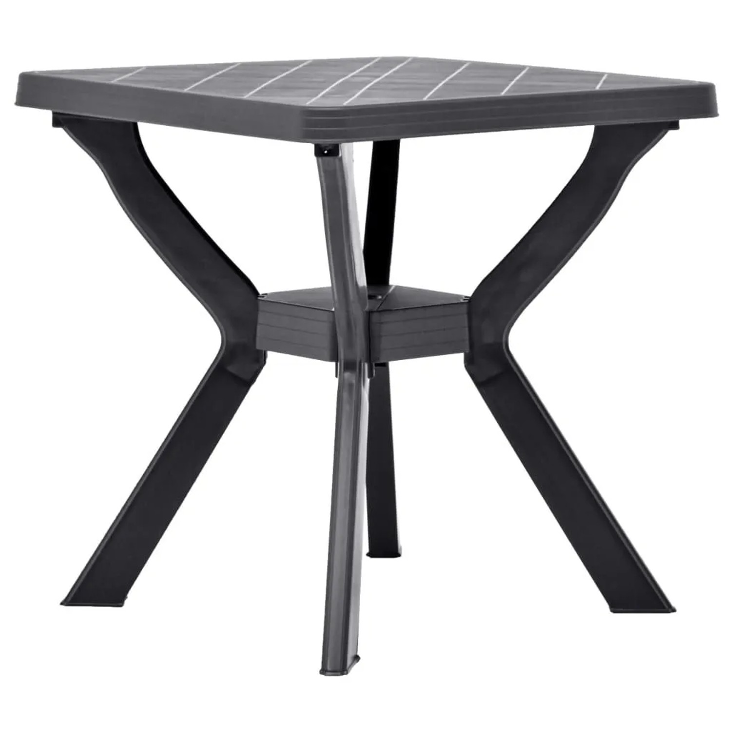 Furnicato Bistrotisch Anthrazit 70x70x72 Cm Kunststoff