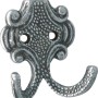 Brünierter Wandhaken 431 aus Eisen, ideal für Garderobe oder Küche.