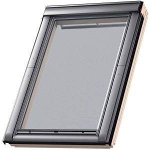 Velux Markise MHL MK12, Uni Schwarz, für Dachfenster mit H-Krallen.