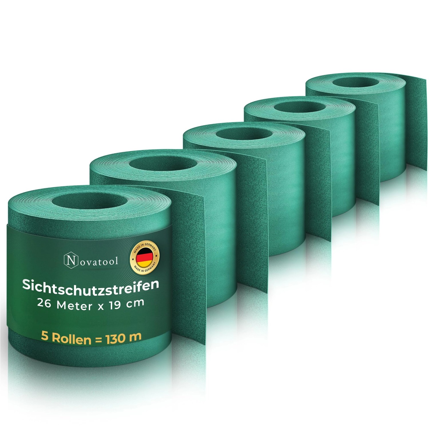 Novatool  PP 260m Zaunsichtschutzrollen Grün für Doppelstabmattenzaun für 1 günstig online kaufen