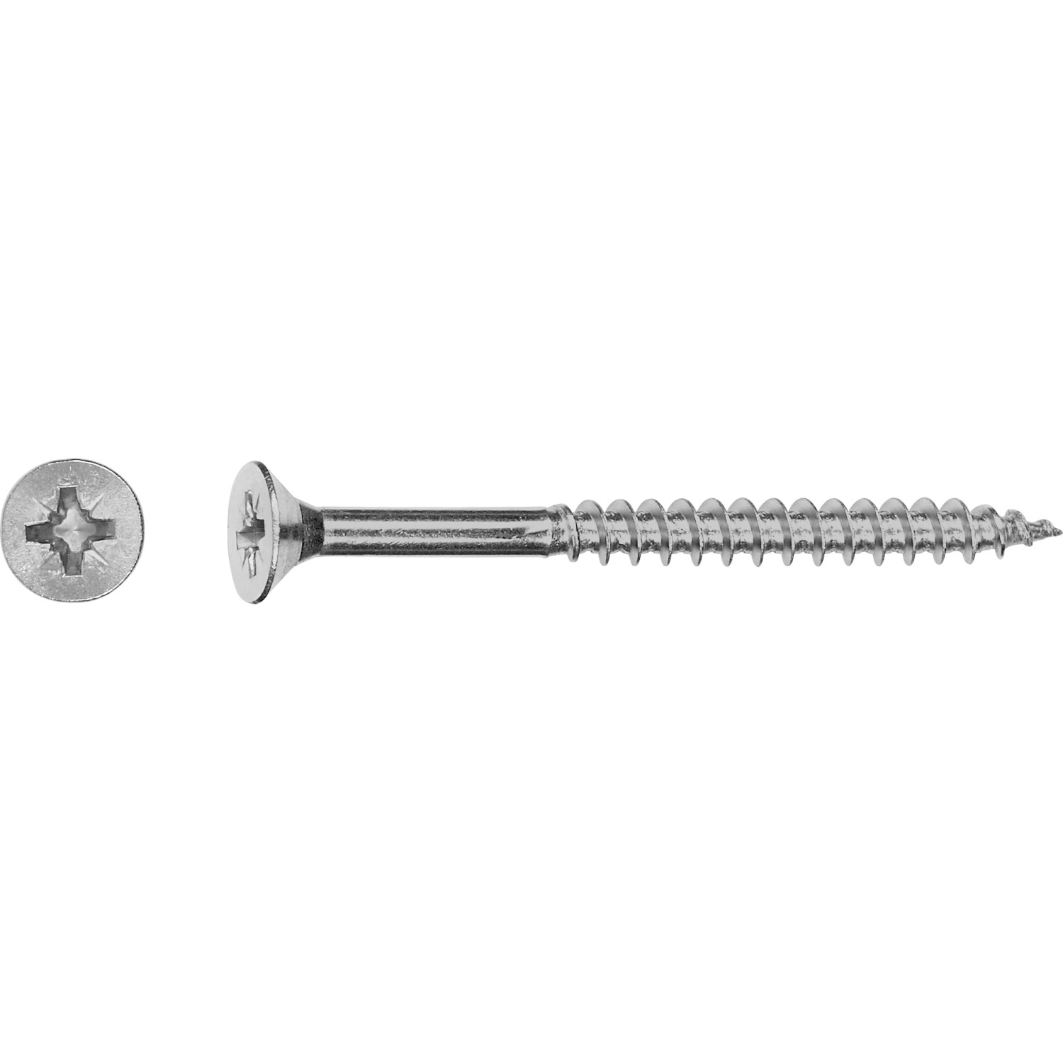 Senkkopf Spanplattenschraube PZ-Antrieb Ø 5 mm x 60 mm 200 Stück
