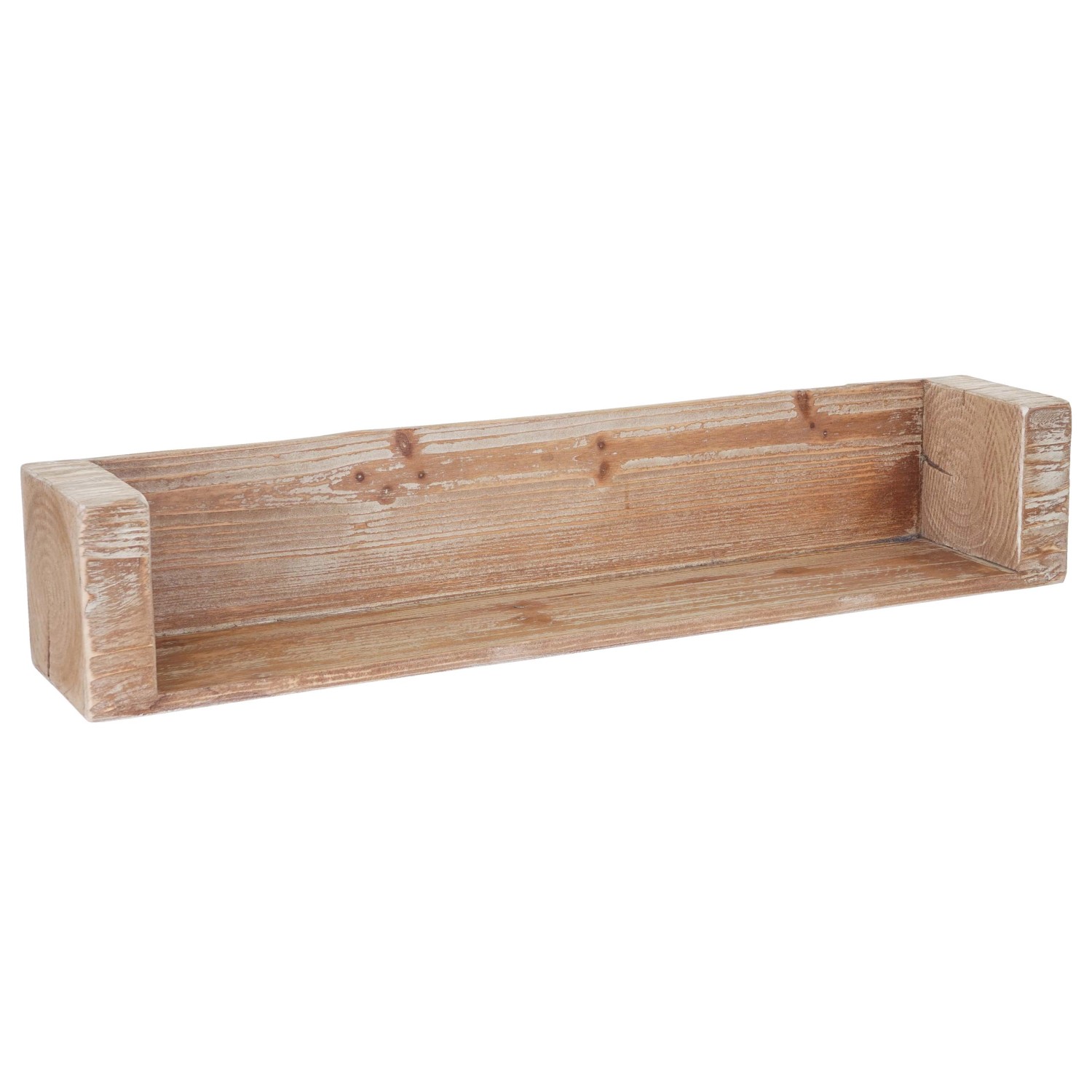BERLINLODGE Wandregal HxBxT 15x60x15cm Hängeregal Bücherregal Tanne Holz Ru günstig online kaufen