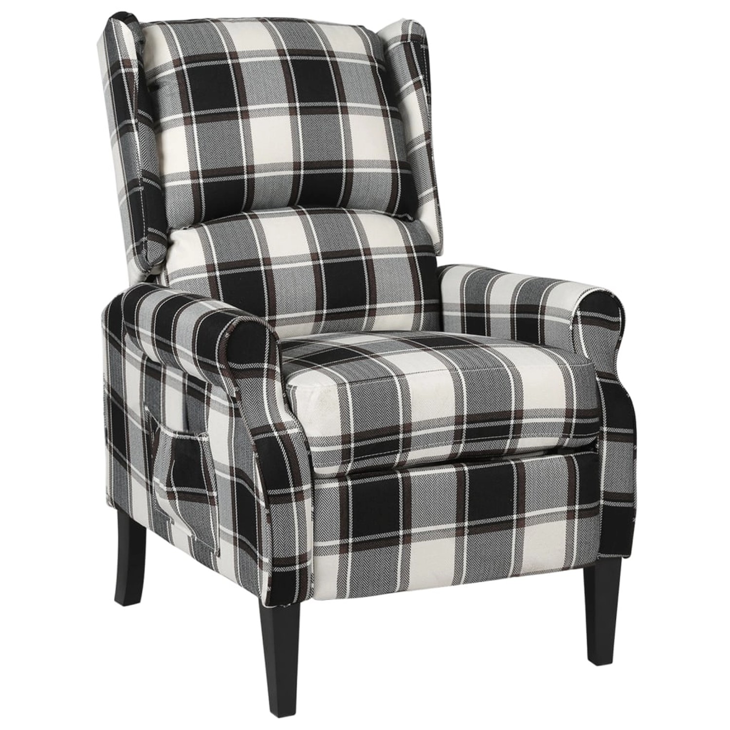 vidaXL Relaxsessel Verstellbar Mehrfarbig Stoff 329312