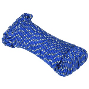 vidaXL Bootsseil Blau 5 mm 250 m Polypropylen 152441