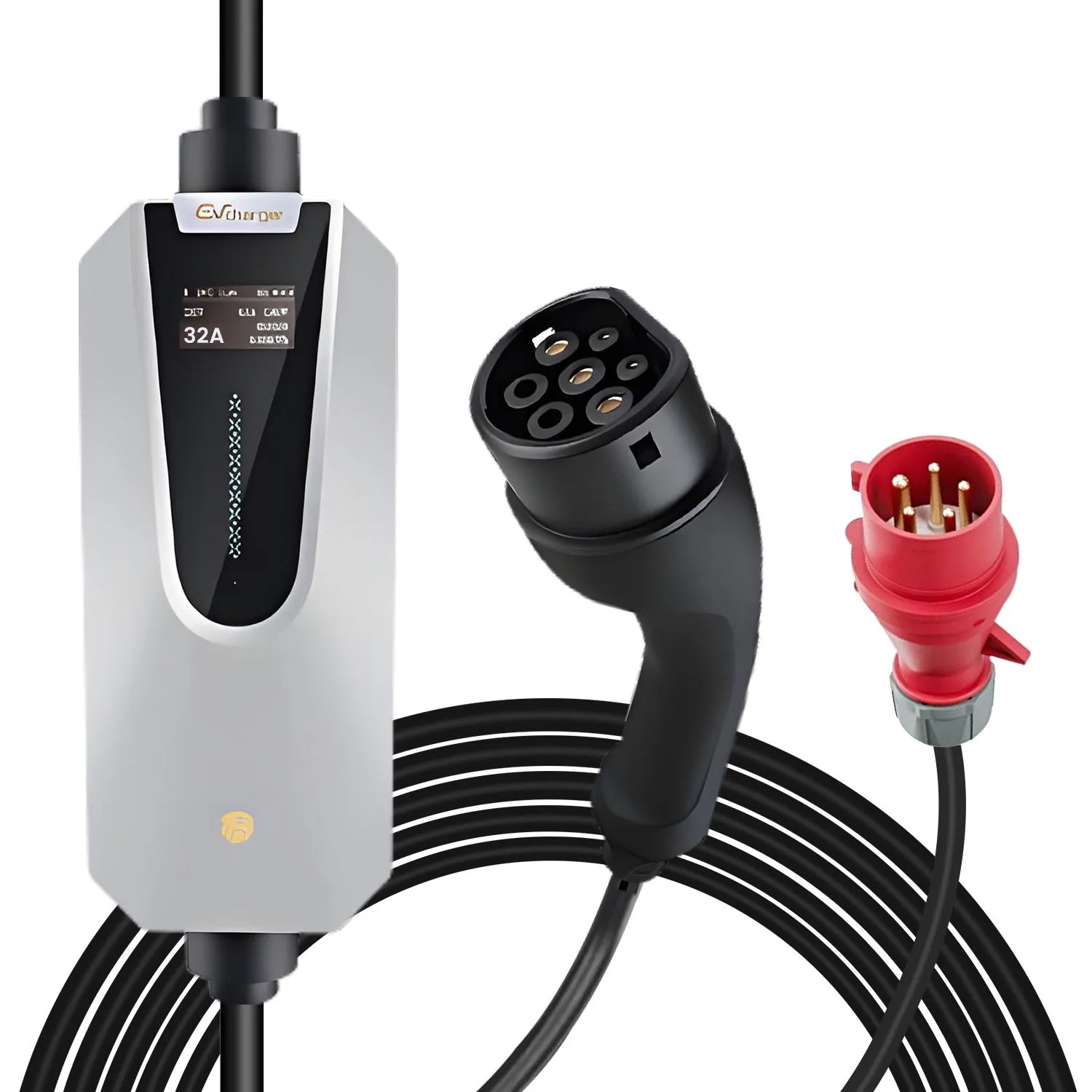 Junsun Ev Ladegerät 22KW [3-phasig,5m,6-32A] mit APP