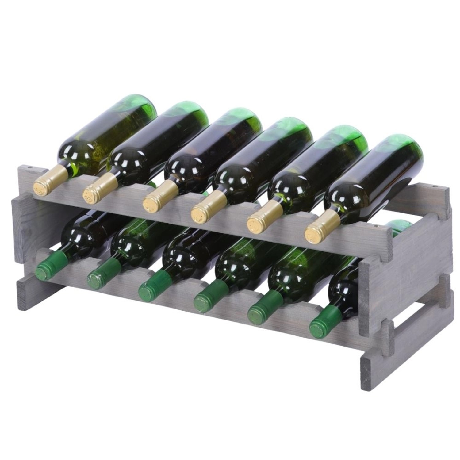 PROREGAL Weinregal VINOTECA FLEX PRO HxBxT 23x65x28cm 12 Flaschen Auf 2 Ebe günstig online kaufen