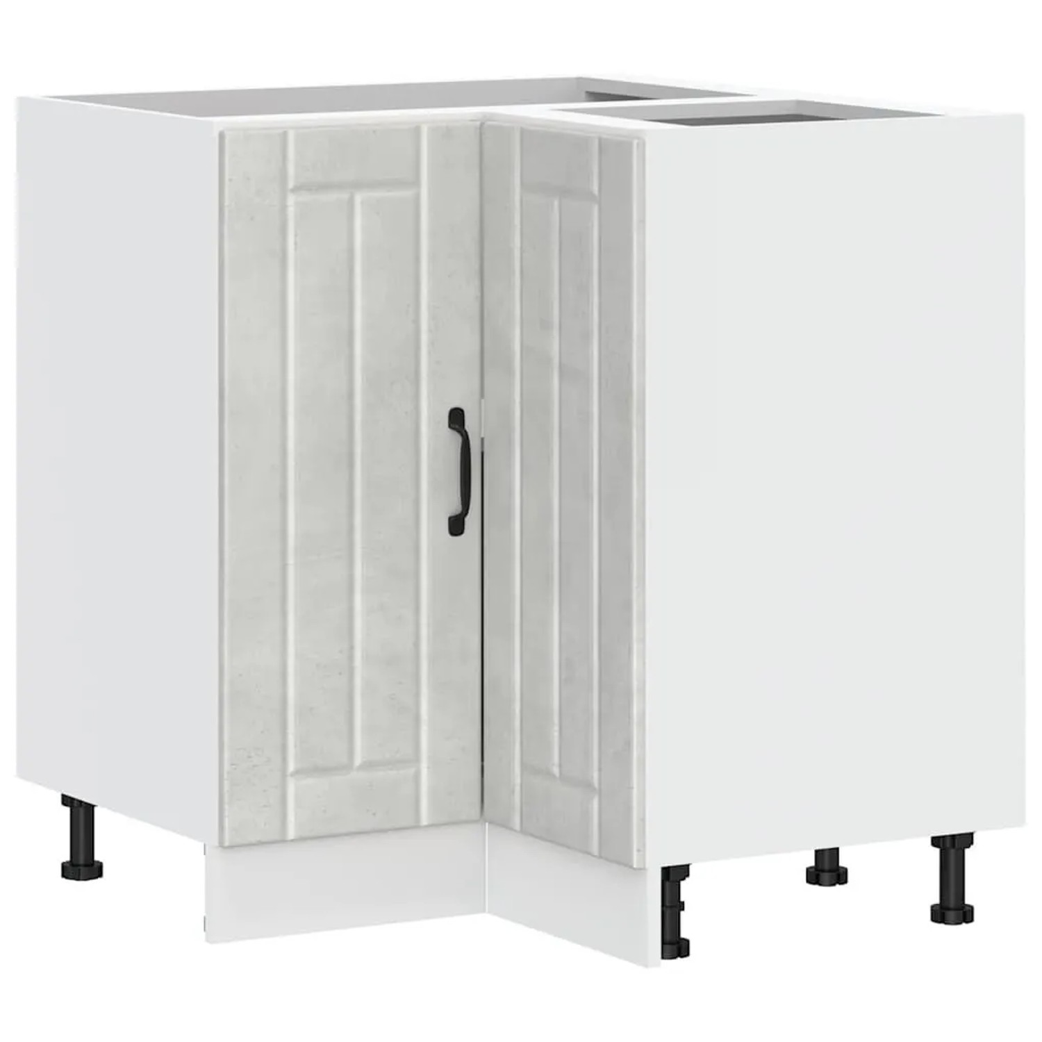 vidaXL Küchen-Eckunterschrank Lucca Betongrau Holzwerkstoff 853751 günstig online kaufen